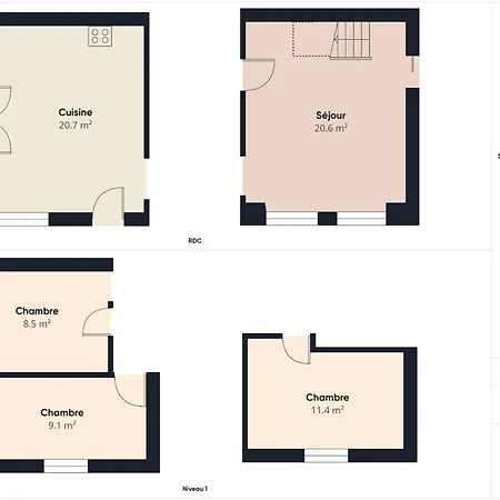 بيت للعطل 250m De La - Maison Pour 6 Adultes 2 Enfants La Baule